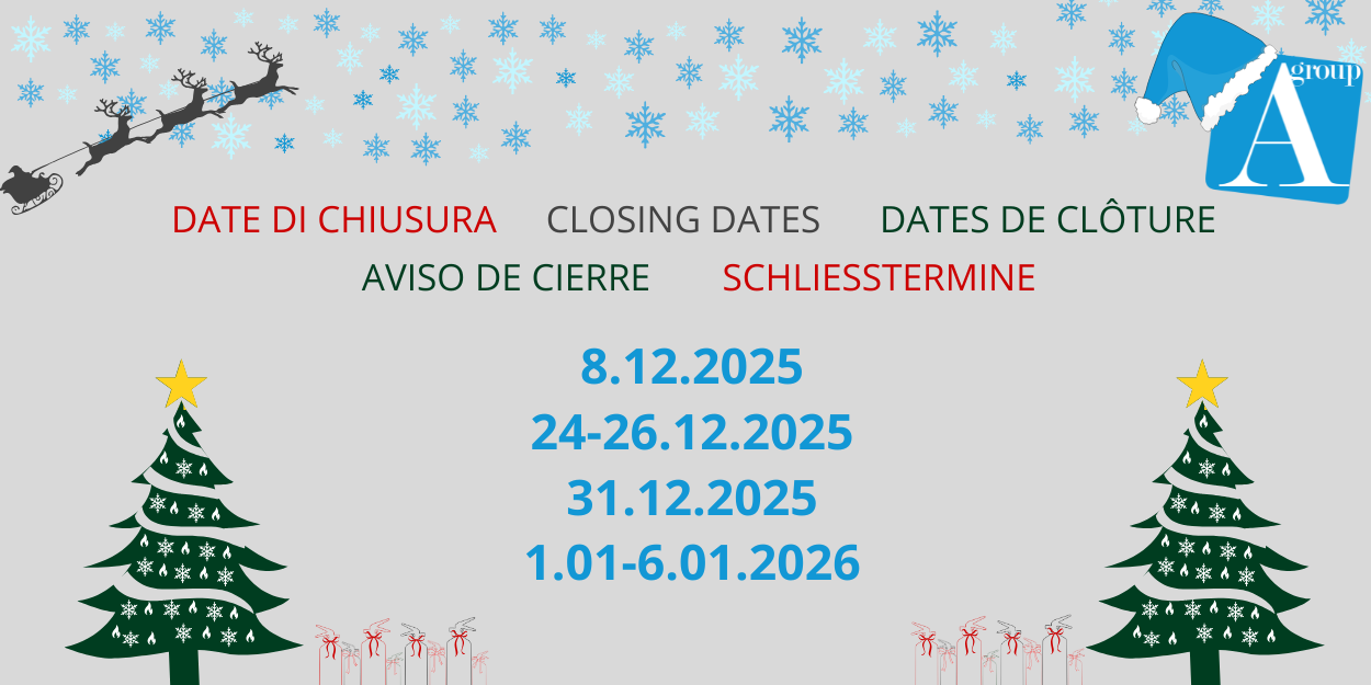 Anafgroup: office closure notice for holiday