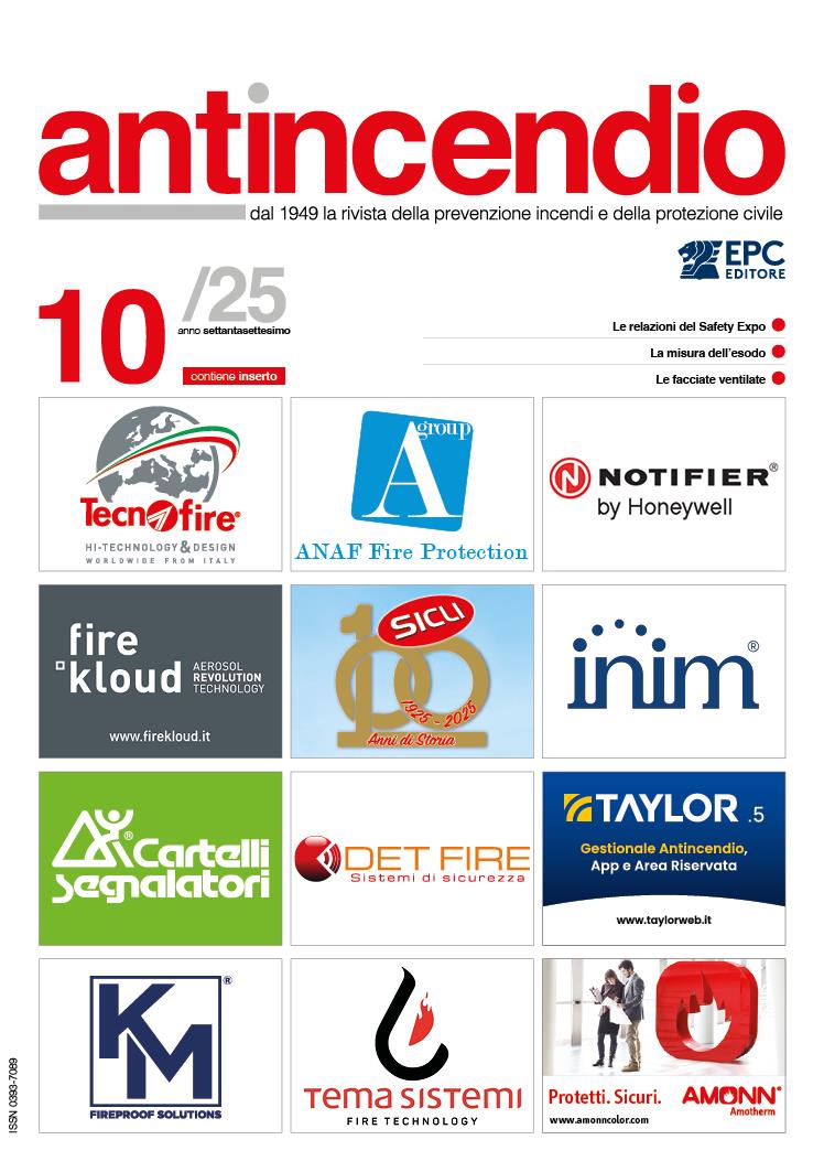 Anafgroup: Siamo presenti sulla copertina di Antincendio di ottobre 2025!